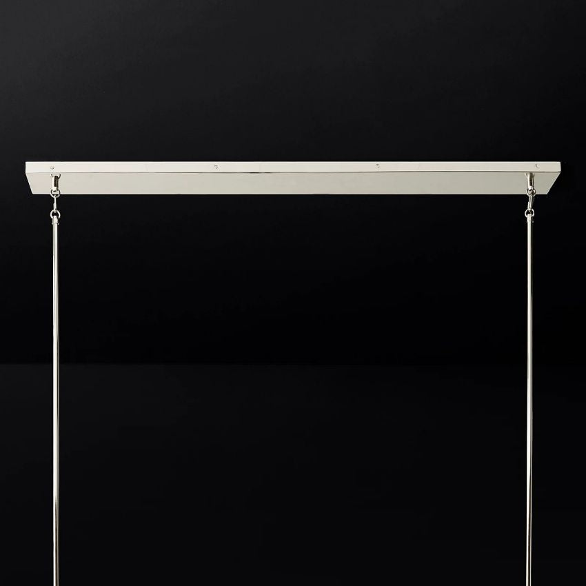 Pauillac Glass Linear Chandelier 49"