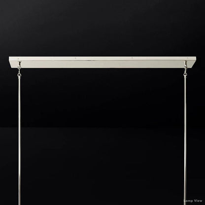 Pauillac Classic Glass Linear Chandelier 60"