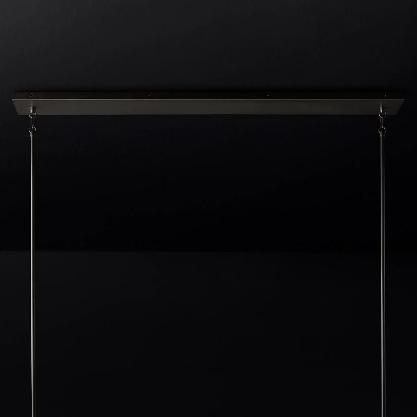 Pauillac Glass Linear Chandelier 49"