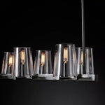 Pauillac Glass Linear Chandelier 60"