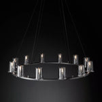 Pauillac Glass Round Chandelier 48"