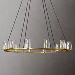 Pauillac Glass Round Chandelier 48"