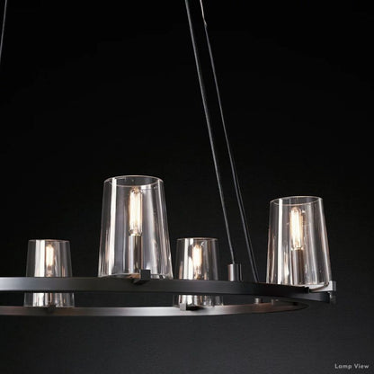 Pauillac Classic Glass Round Chandelier 48"