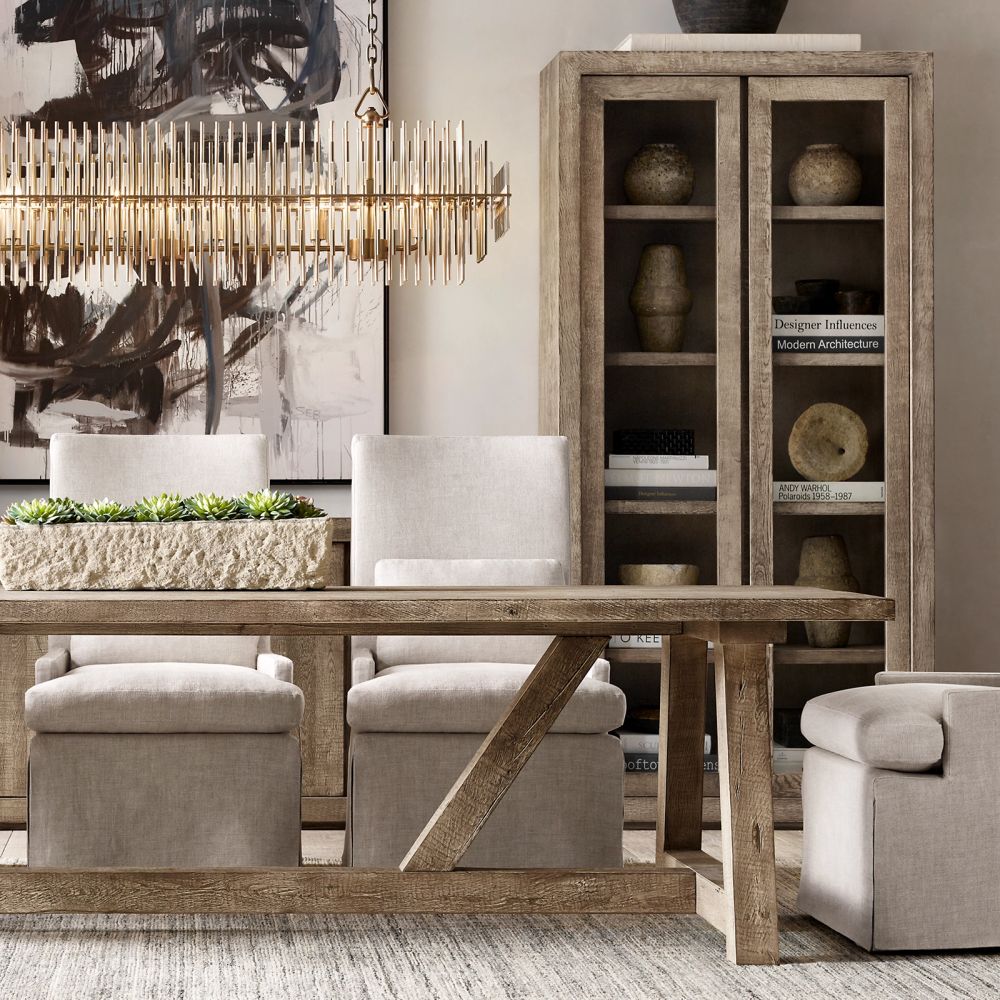Emile Rectangular Chandelier 54"