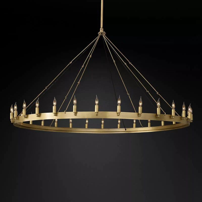 Camino Round Chandelier 63"