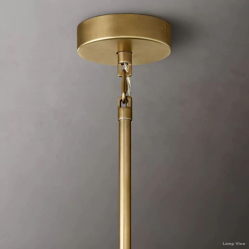 Chiara Lustrous Glass Tiered Round Chandelier 47"