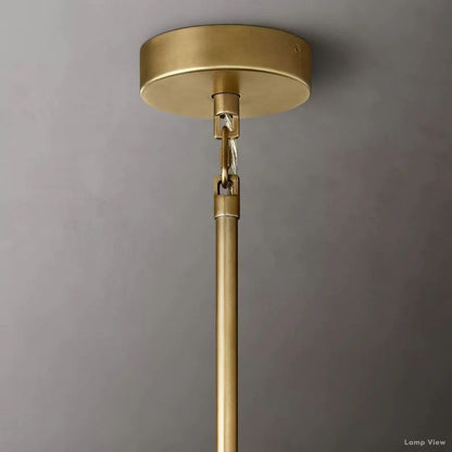 Chiara Lustrous Glass Tiered Round Chandelier 62"