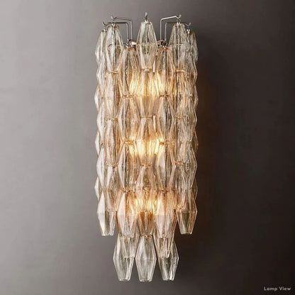 Chiara Lustrous Glass Grand Wall Sconce