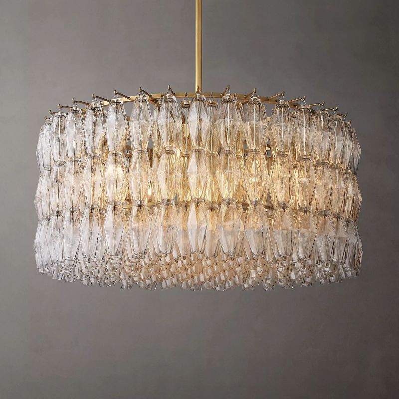 Chiara Round Chandelier 37"