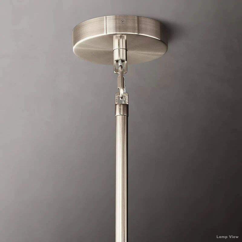 Chiara Lustrous Glass Tiered Round Chandelier 47"