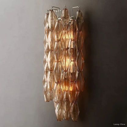 Chiara Lustrous Glass Grand Wall Sconce