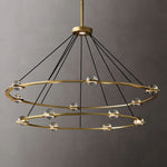 Eclatant Two-Tier Round Chandelier 60"