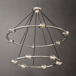 Eclatant Two-Tier Round Chandelier 60"