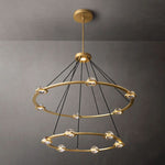 Eclatant Two-Tier Round Chandelier 48"