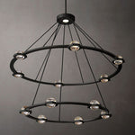 Eclatant Two-Tier Round Chandelier 60"