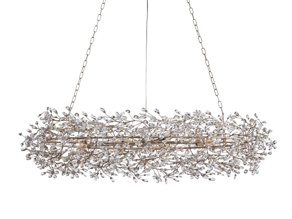 Fiore Bloom Leaf Oval Chandelier