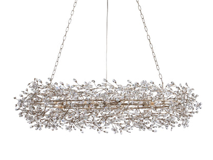 Fiore Bloom Leaf Oval Chandelier