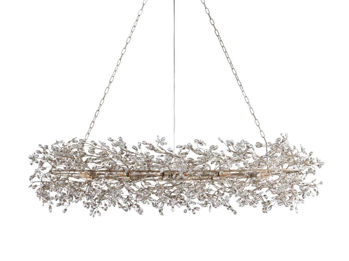 Fiore Bloom Leaf Oval Chandelier