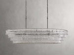 Ghiaccio Textured Oval Chandelier