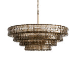 Ghiaccio Textured Round Chandelier