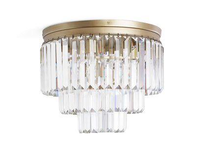 Leyland Clear Crystal Flush Mount