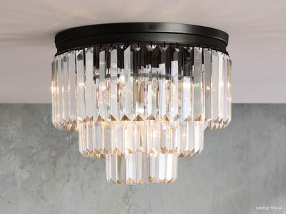 Leyland Clear Crystal Flush Mount