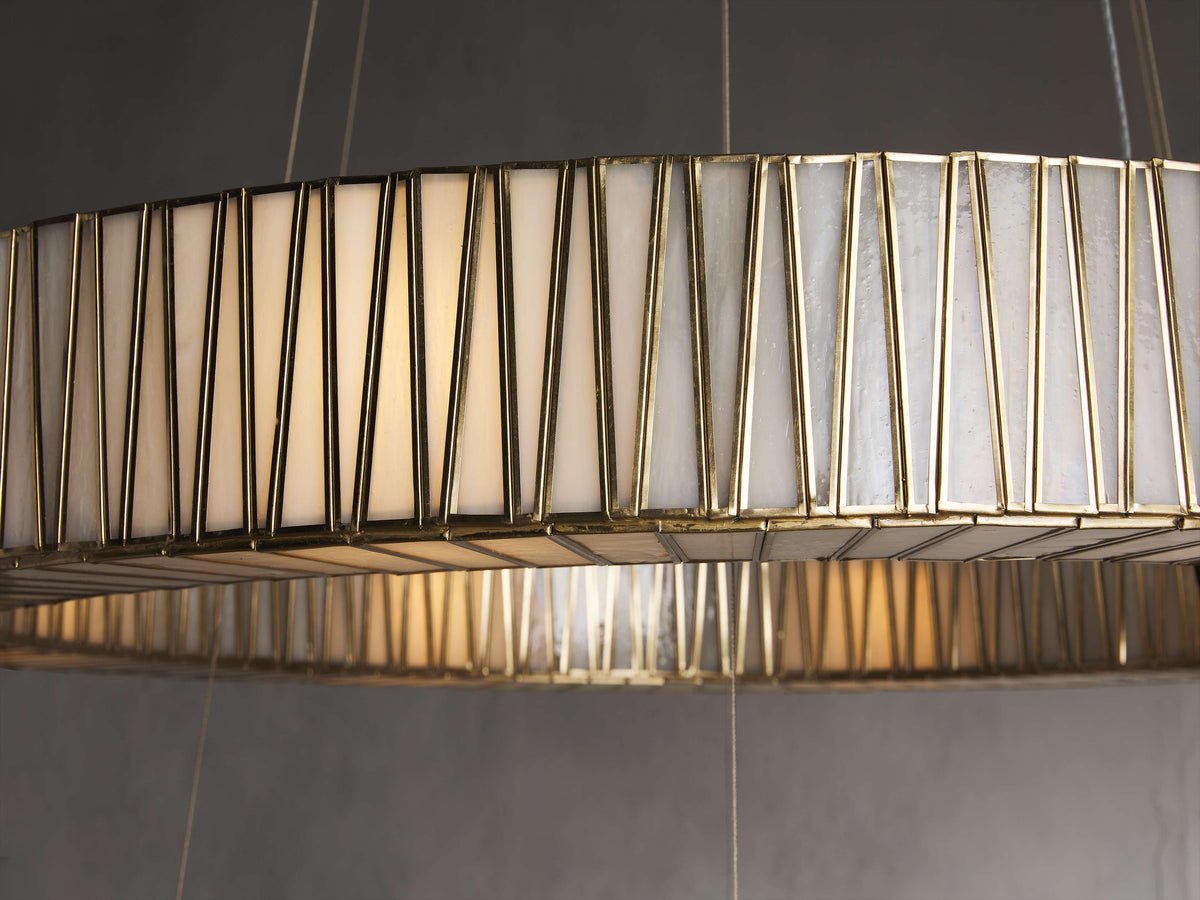 Jeunet Two-Tier Round Chandelier