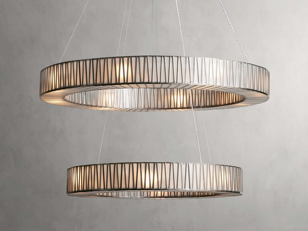 Jeunet Two-Tier Round Chandelier