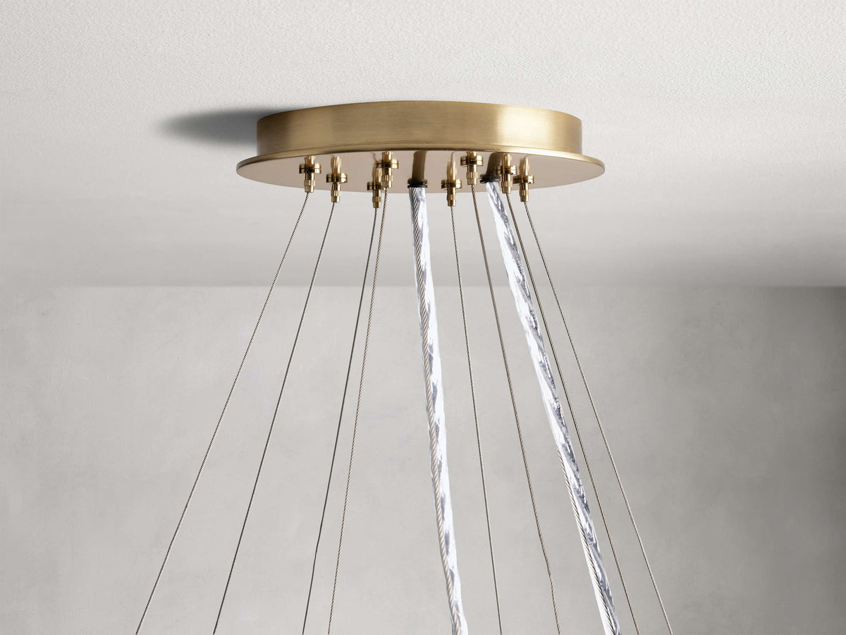 Jeunet Two-Tier Round Chandelier