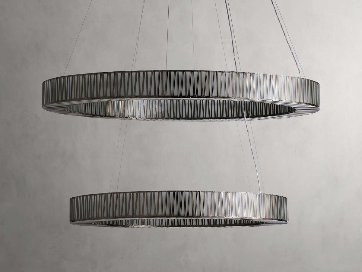Jeunet Two-Tier Round Chandelier