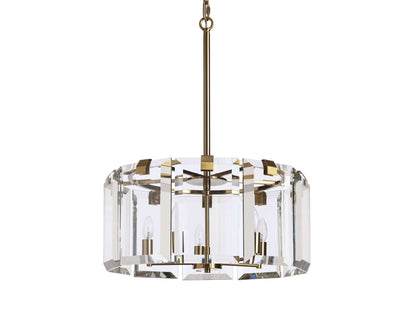 Amaya Thick Crystal Round Chandelier