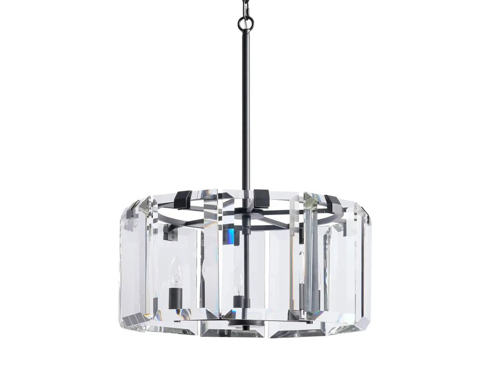 Amaya Thick Crystal Round Chandelier