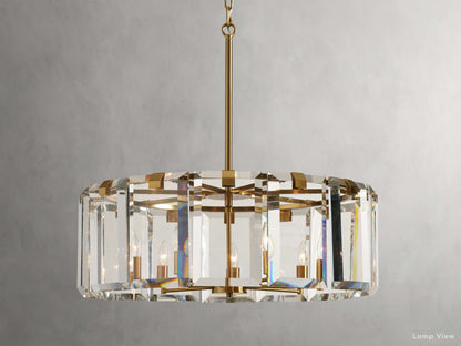 Amaya Thick Crystal Round Chandelier