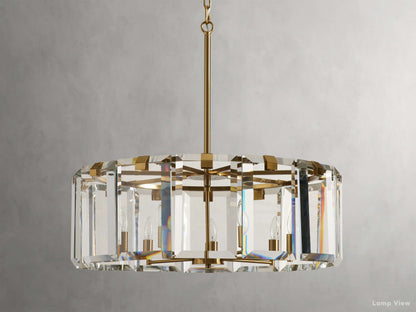 Amaya Thick Crystal Round Chandelier