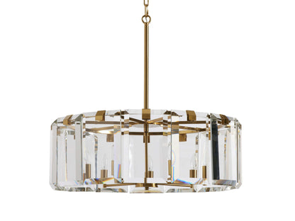 Amaya Thick Crystal Round Chandelier