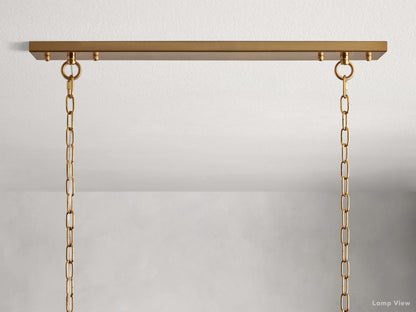 Amaya Thick Crystal Rectangular Chandelier