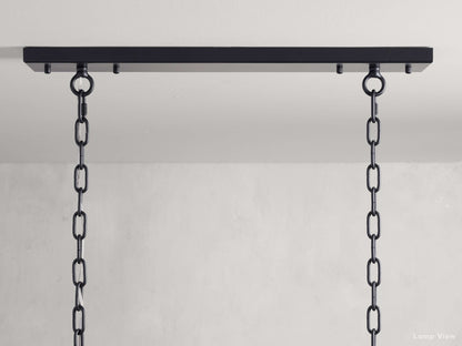 Amaya Thick Crystal Rectangular Chandelier