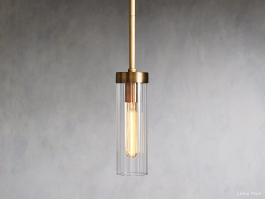 Andreas Pleated Glass Pendant Light