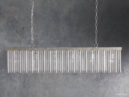 Andalucia Elevated Fringe Rectangular Chandelier