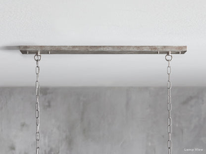 Andalucia Elevated Fringe Rectangular Chandelier