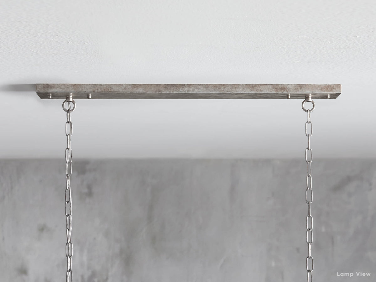 Andalucia Elevated Fringe Rectangular Chandelier