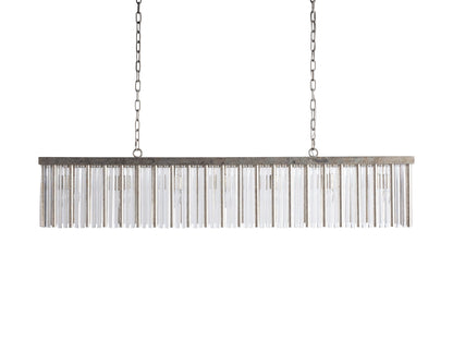 Andalucia Elevated Fringe Rectangular Chandelier