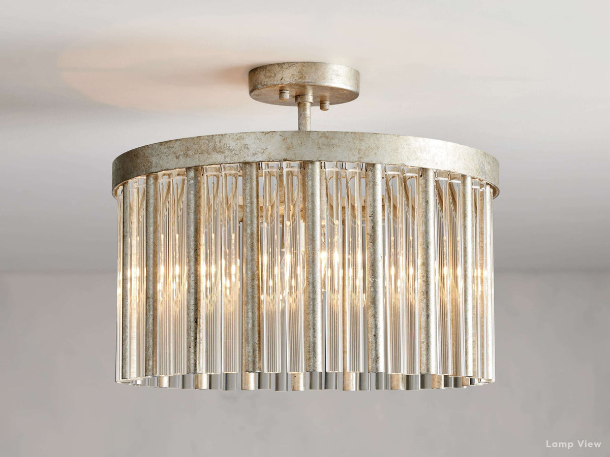 Andalucia Elevated Fringe Flush Mount