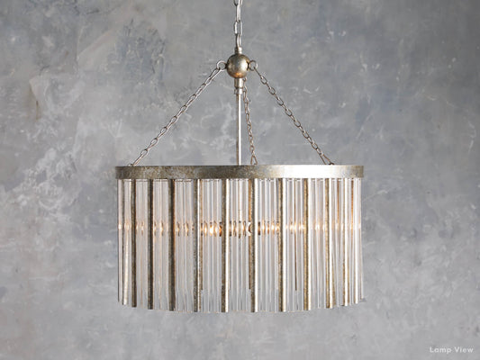 Andalucia Elevated Fringe Round Chandelier