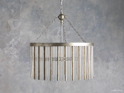 Andalucia Elevated Fringe Round Chandelier