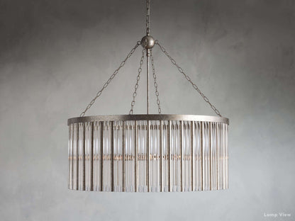 Andalucia Elevated Fringe Round Chandelier