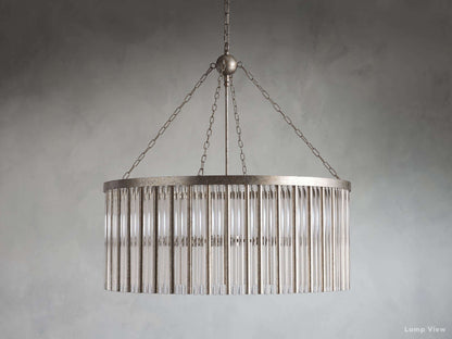 Andalucia Elevated Fringe Round Chandelier