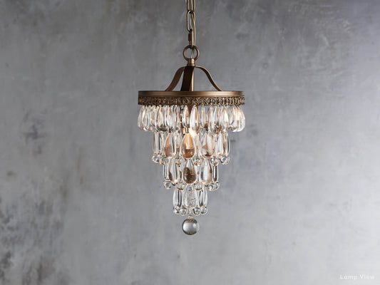 Anabella Decorated Crystal Pendant Light