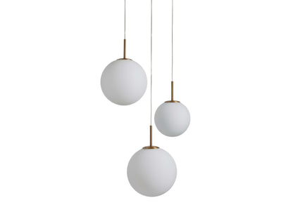 Casen Luster Glass Round Chandelier