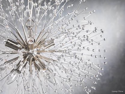 Dandelion Tufted Crystal Round Chandelier